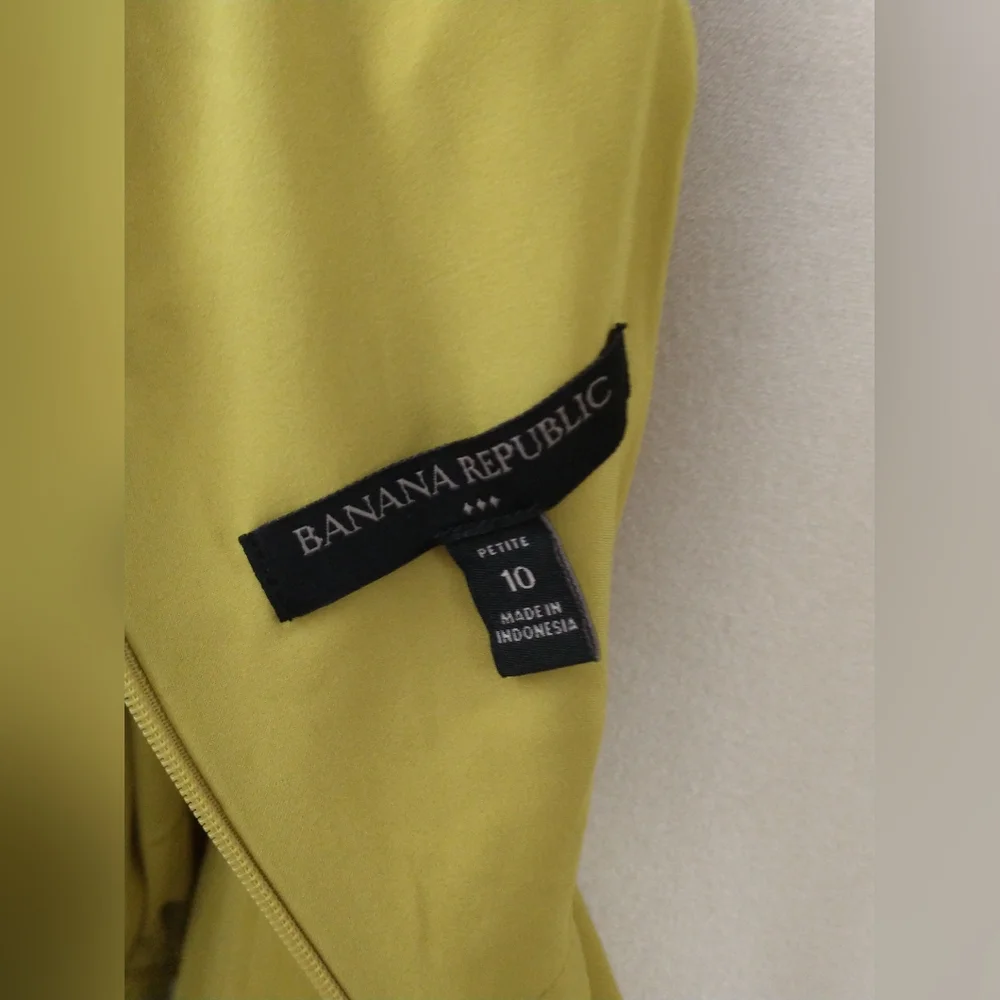 Banana Republic belted surplice midi dress 10 petite - Picture 10 of 14